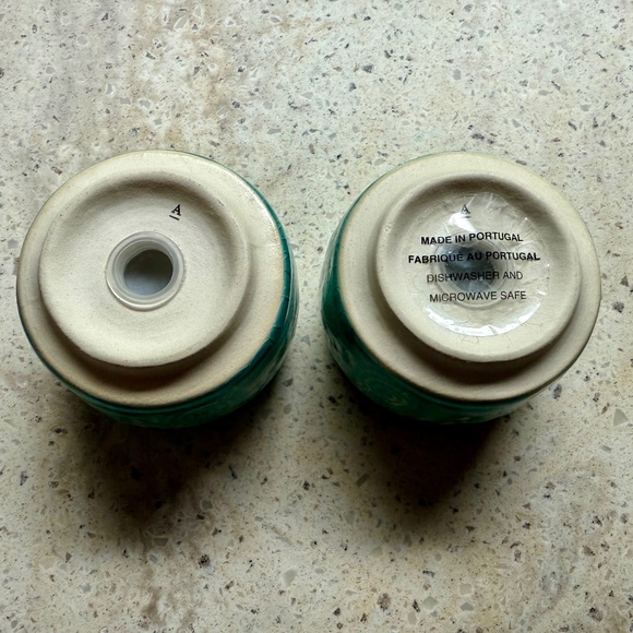 NWT Anthropologie Old Havana Turquoise (Mint) Salt and Pepper Shakers - Picture 4 of 8